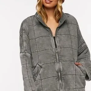 Grey jacket forever 21 deals
